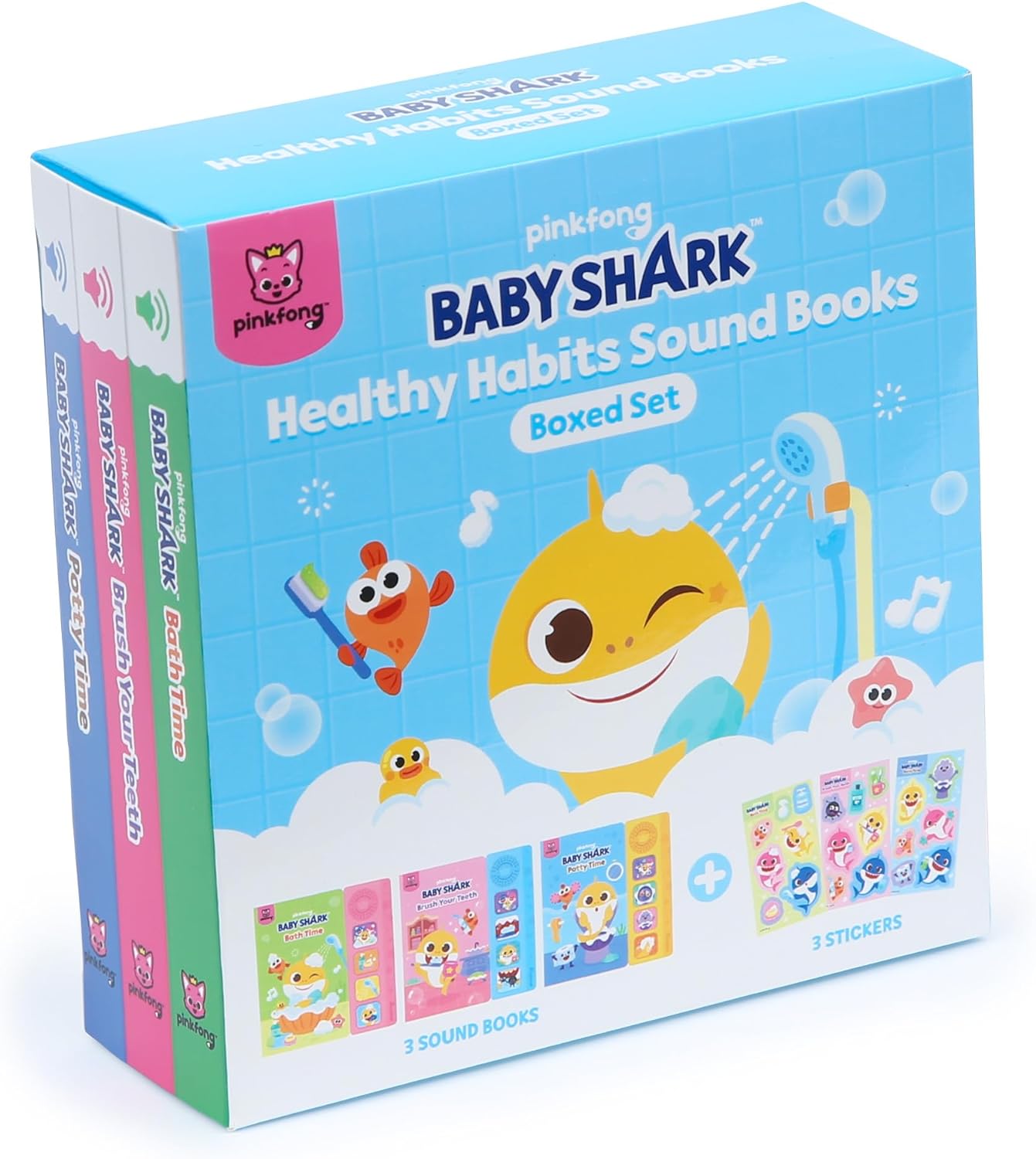 Pinkfong Baby Shark Healthy Habits Sound Books Boxed Set