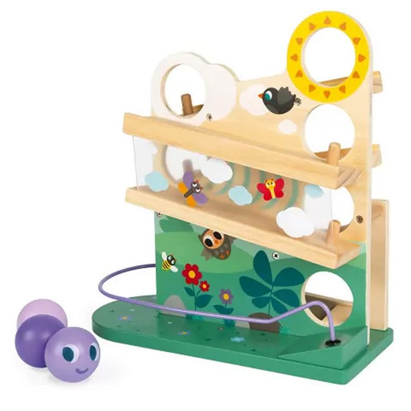 Janod Wooden Caterpillar Ball Track