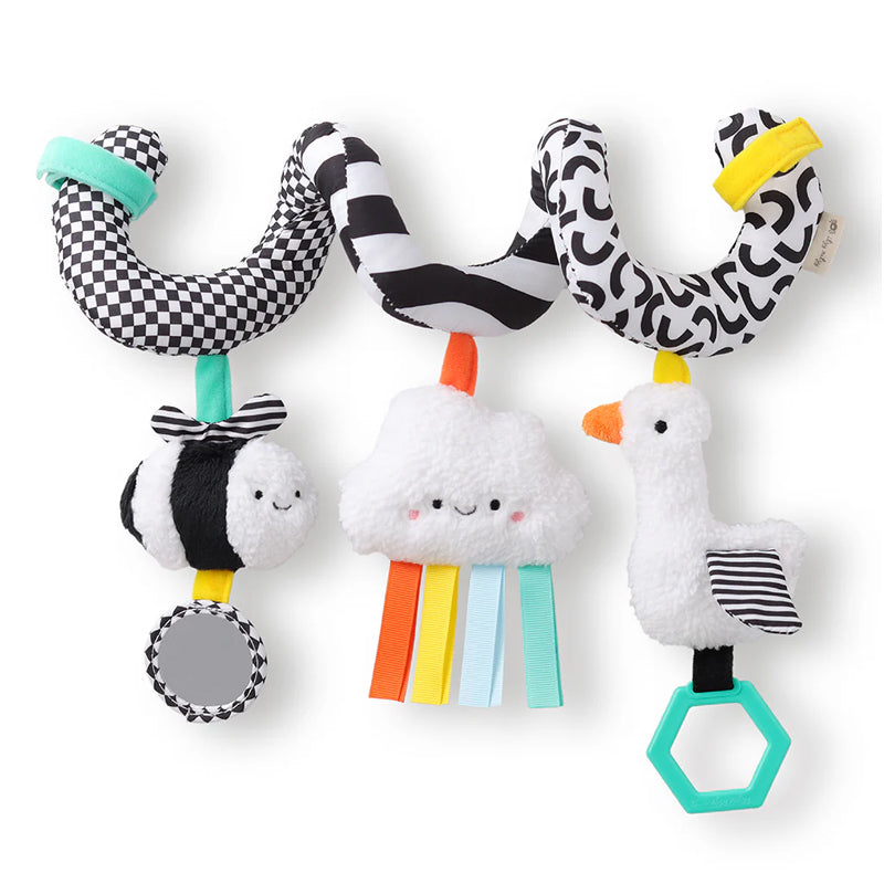 Itzy Ritzy Bitzy Bespok Itzy Bitzy Spiral Car Seat Activity Toy - High Contrast