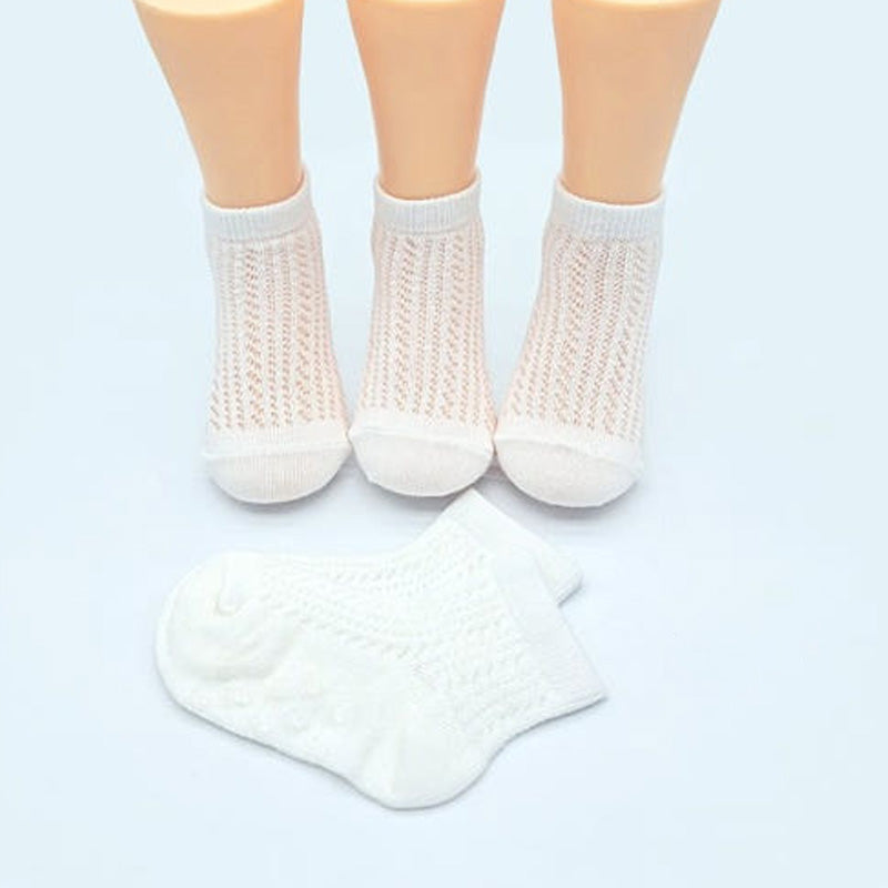 Korean Kids Macaron white Socks 5Pair Set – Queens Baby
