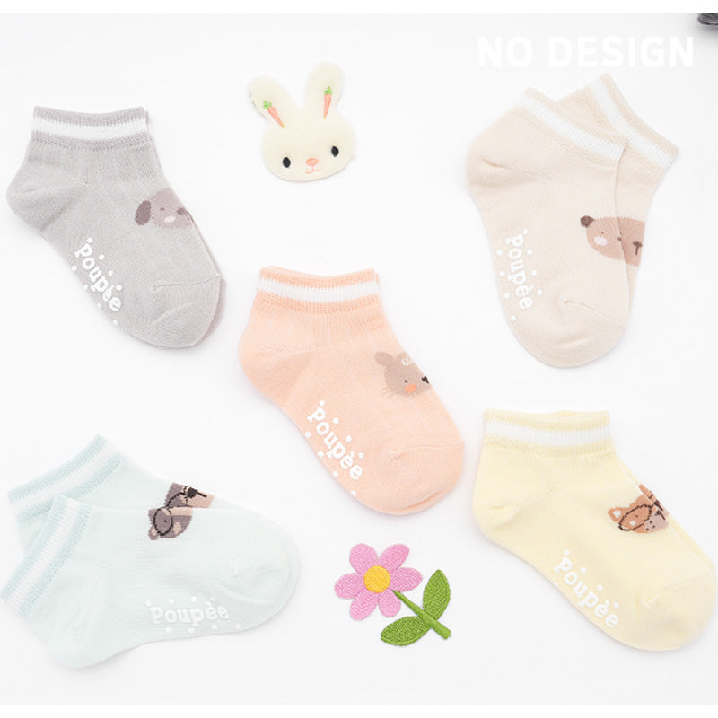Korean Cotton Socks 5pcs Set