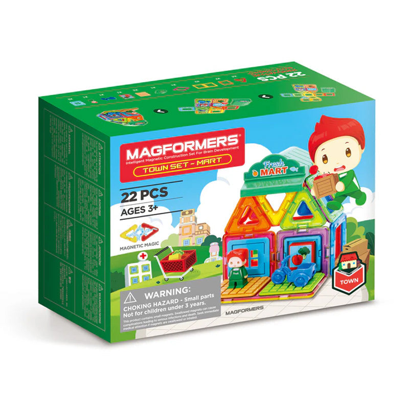 Magformers Town Set - Mart 22PC