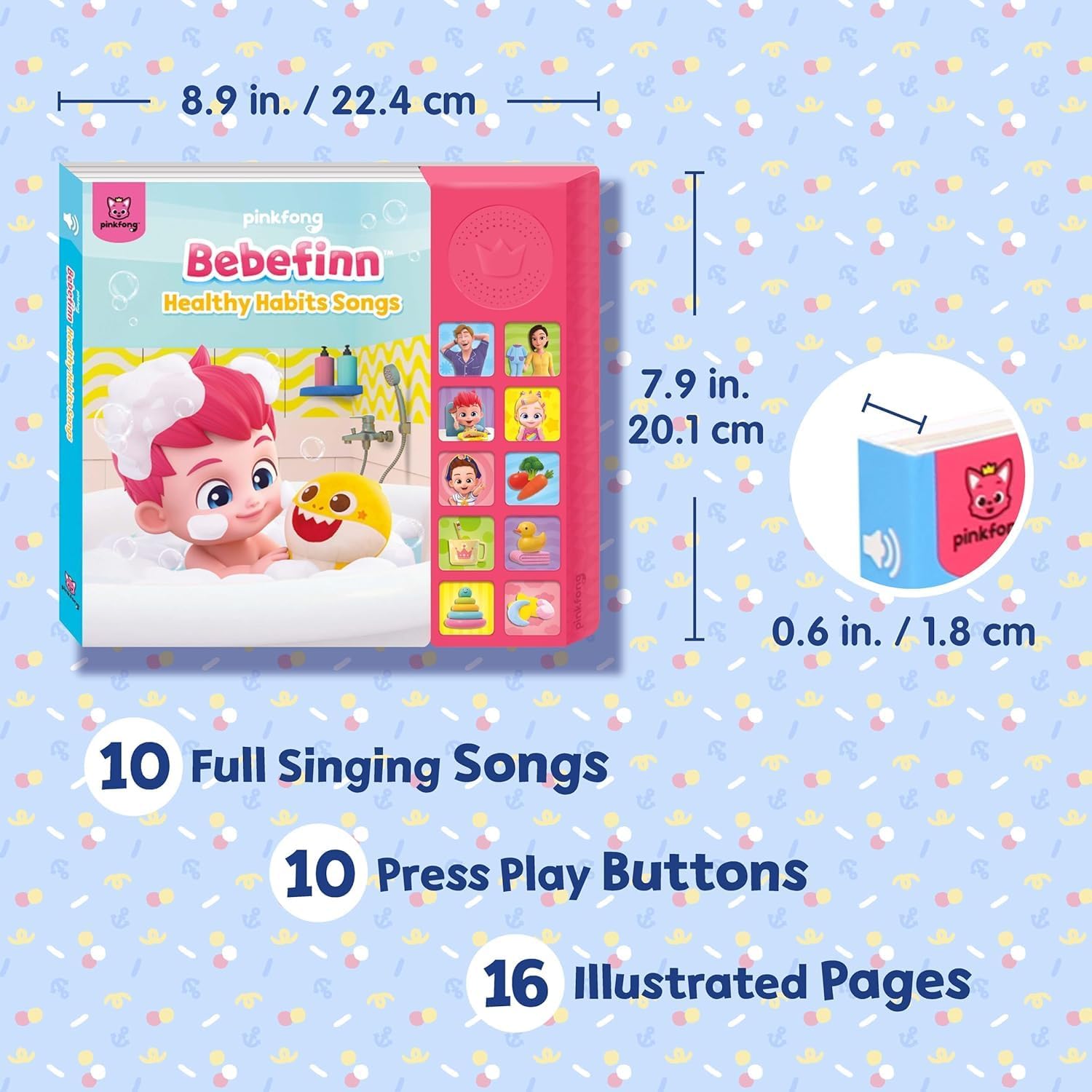 Pinkfong Bebefinn Healthy Habits Sound Book