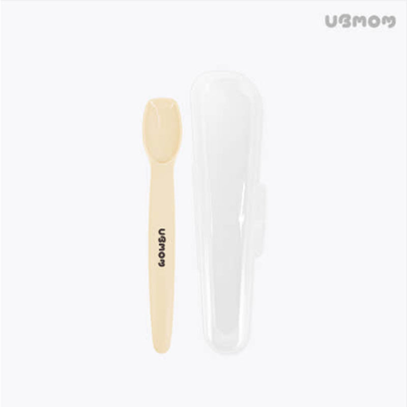 UBMOM Silicone Baby Spoon with Case