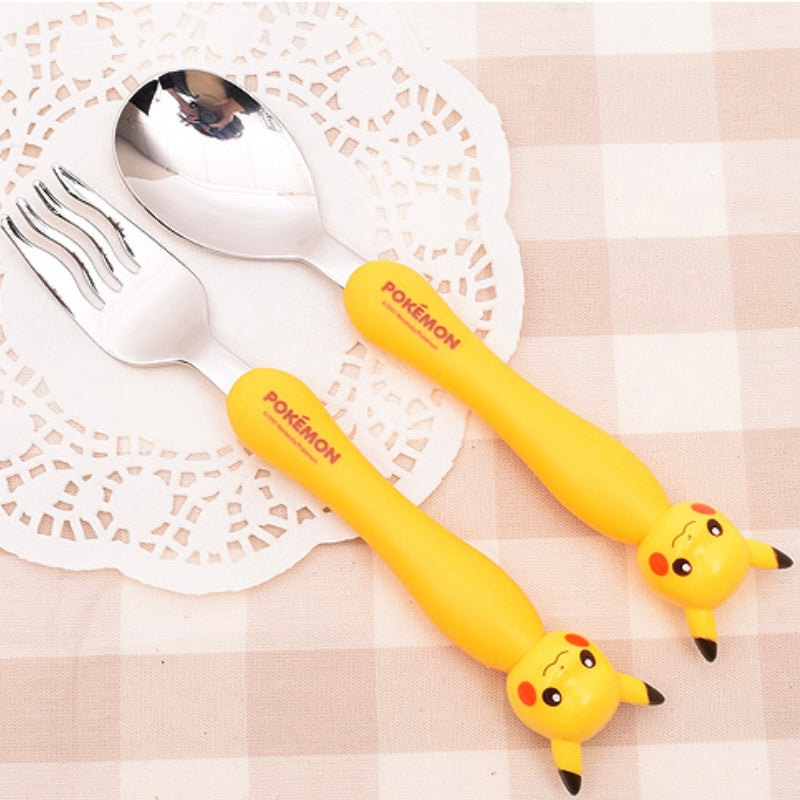 Pokemon Figure Spoon Noodle Fork Set (3+ Years Old)