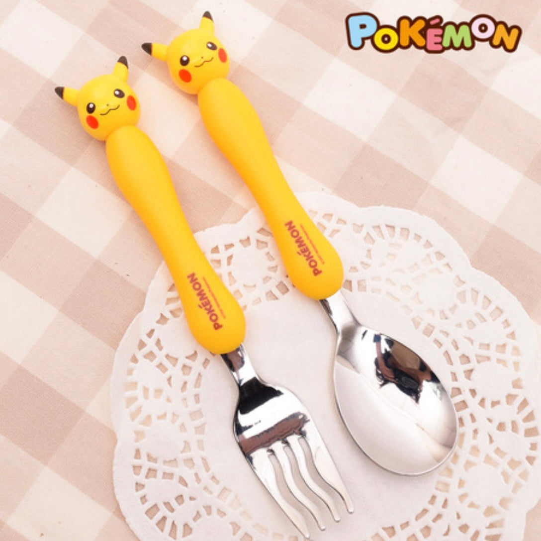 Pokemon Figure Spoon Noodle Fork Set (3+ Years Old)