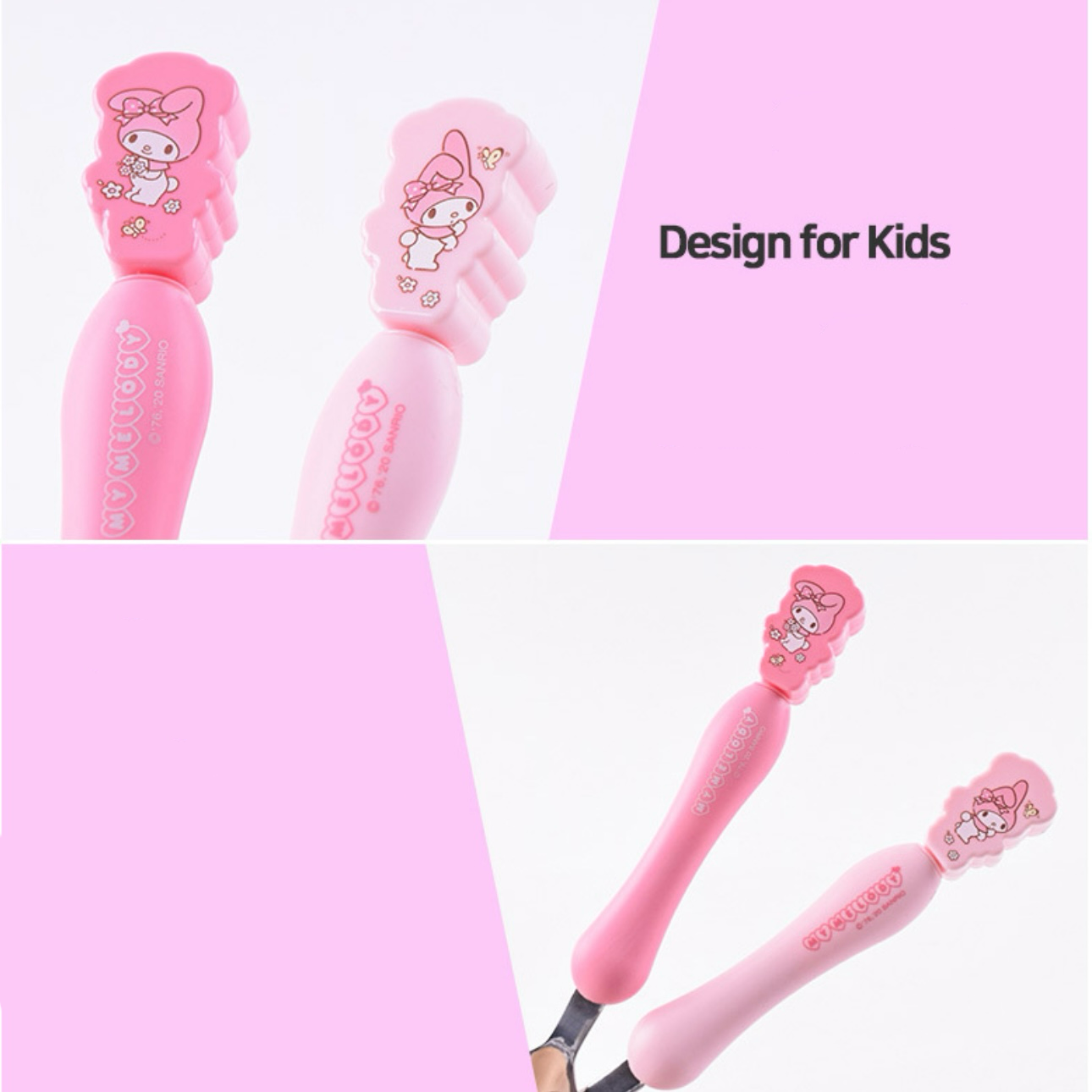 Sanrio My Melody Mascot Spoon Fork Case Set