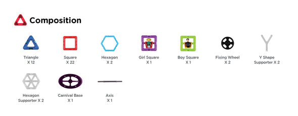 Magformers Designer Carnival 46Pc