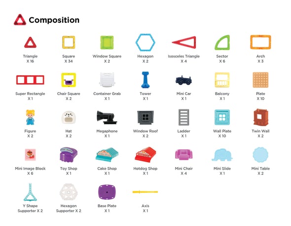 Magformers Fantasy Land 126PC