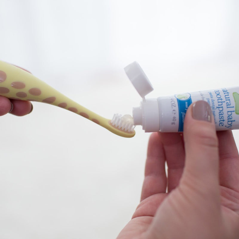 Dr. Brown’s  Fluoride-Free Baby Toothpaste, 1.4 Ounce, Strawberry