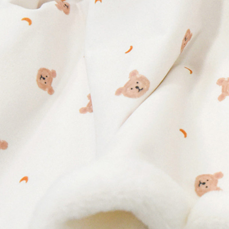 Bebenuvo Cloud Fur Snow Blanket-Crayon Bear