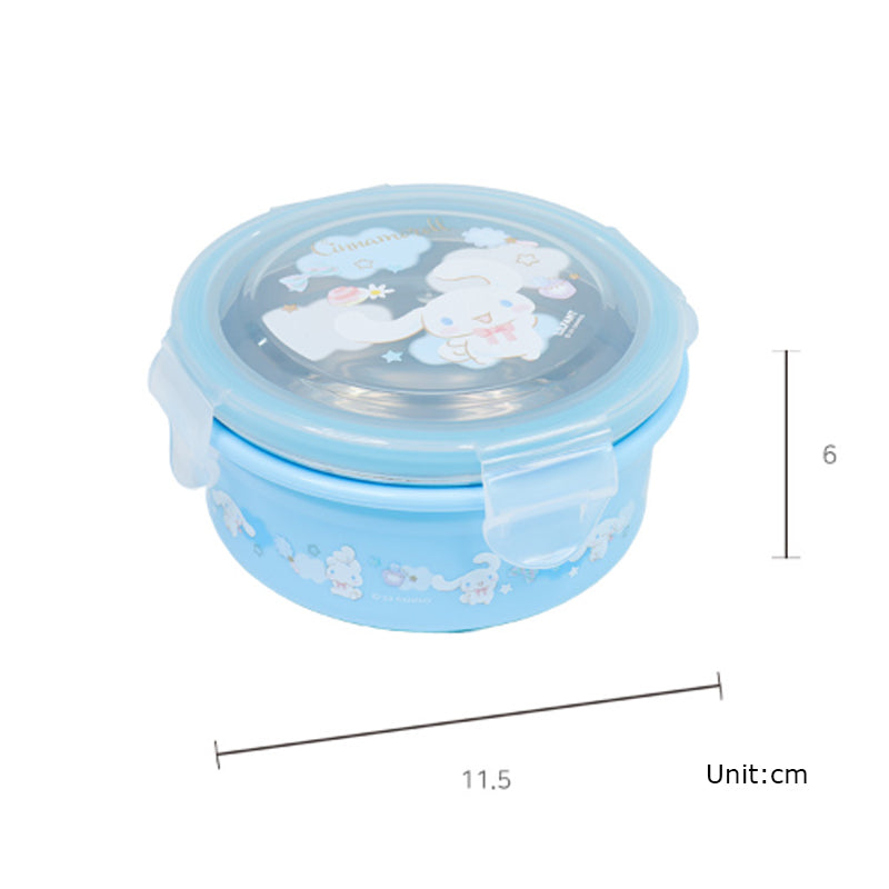 Cinnamoroll Stainless Steel Circular Lunch Box