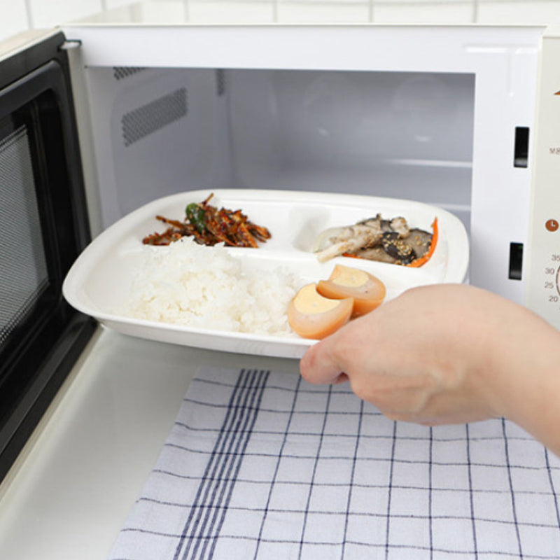 Simple Kids Divided Plates-3 Compartment (Dishwasher & Microwave Safe)