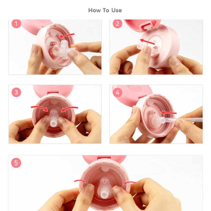 No-Spill Tritan Straw Cup 350ml