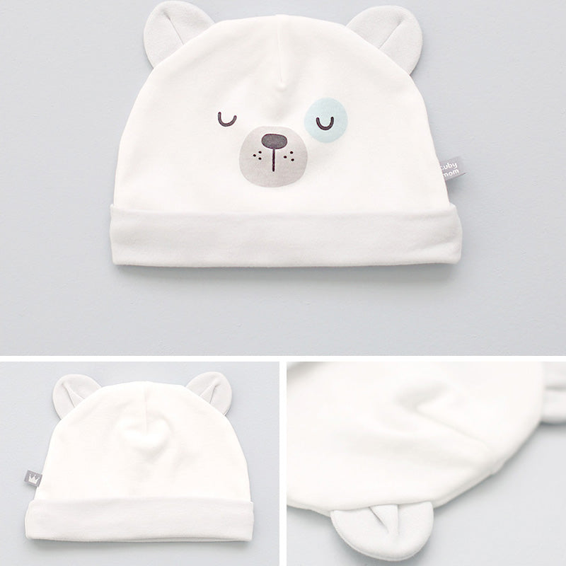 Cuby and Mom Baby Boy Double Sided Gift Set Bear Patterns