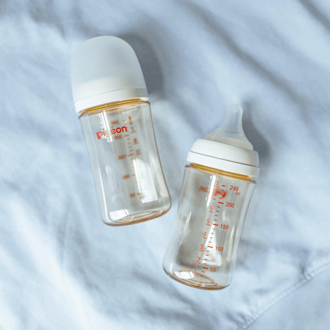 PPSU Wide Neck Baby Bottle 2 Packs, 8.1 Oz(3+ months) (Not Glass)