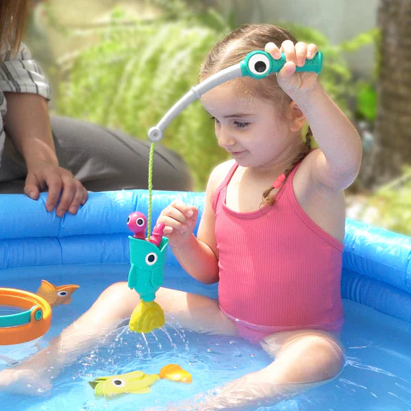 Yookidoo Catch N Sprinkle Fishing Set Bucket For 18+ months