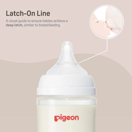 Pigeon PPSU Wide Neck Baby Bottle 2 Packs, 8.1 Oz (3+ months)