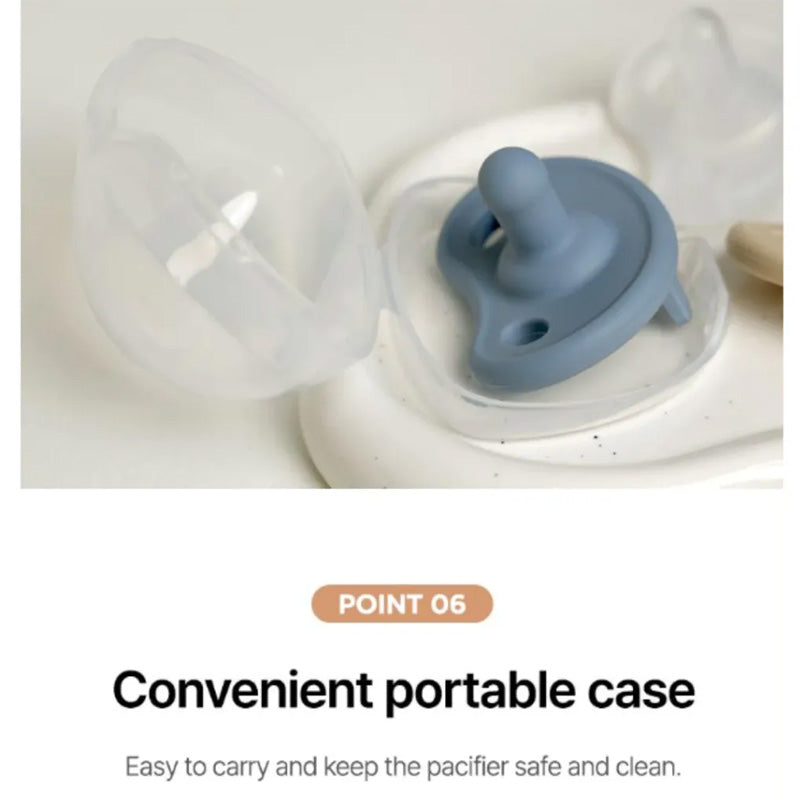 Mother-K All Silicone Pacifier With Case