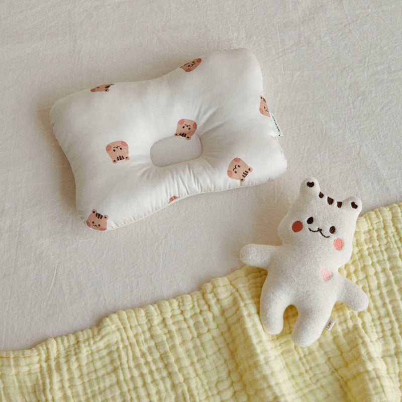 Animal Friends All-Season Baby Head Shaping Pillow for Newborns