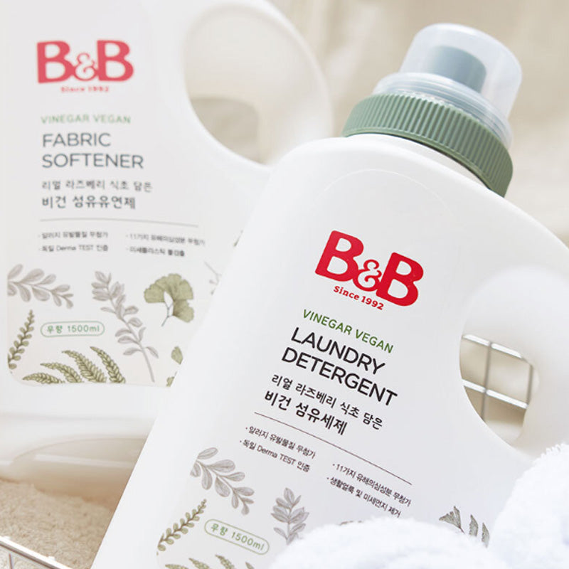 B&B Vegan Baby Laundry Detergent Bottle 1500ml