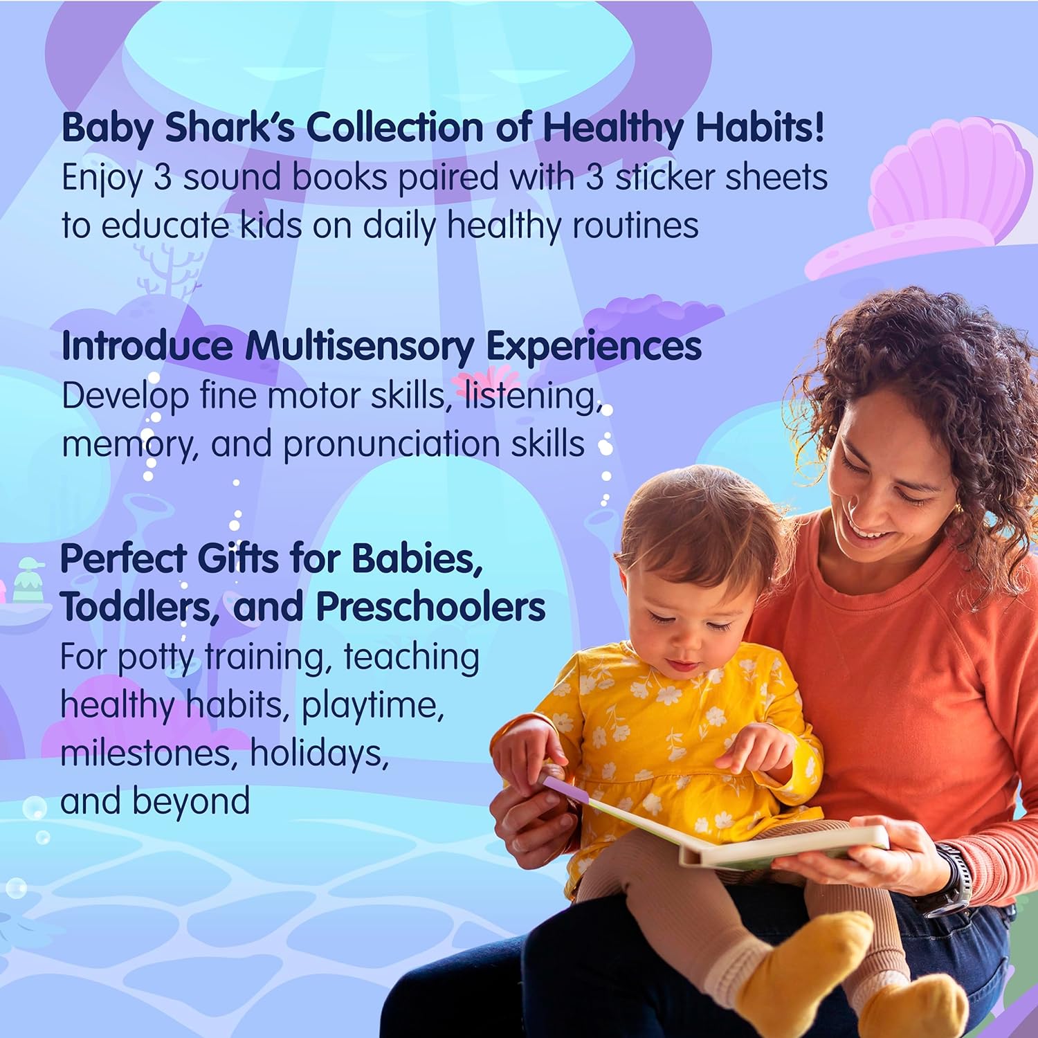 Pinkfong Baby Shark Healthy Habits Sound Books Boxed Set