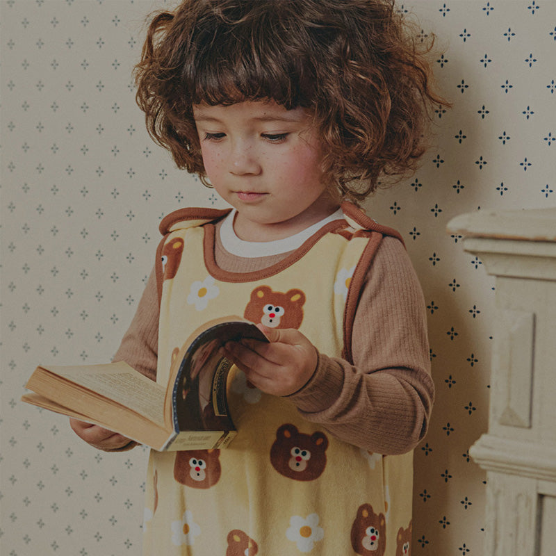 Kids Long Sleeping Vest - Dudu Bear