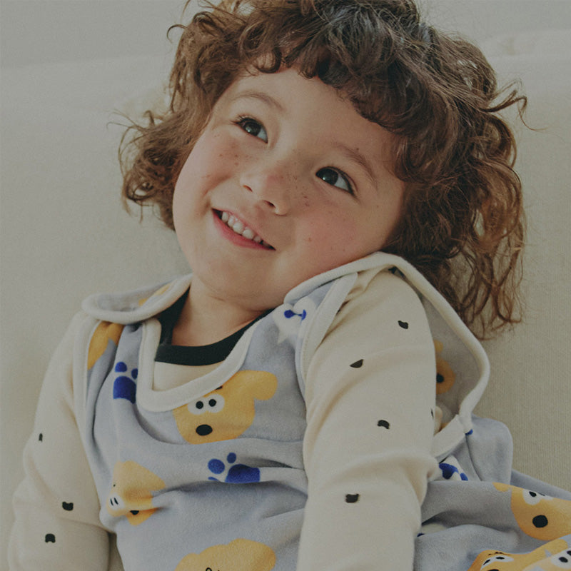 Kids Long Sleeping Vest - Dudu Puppy