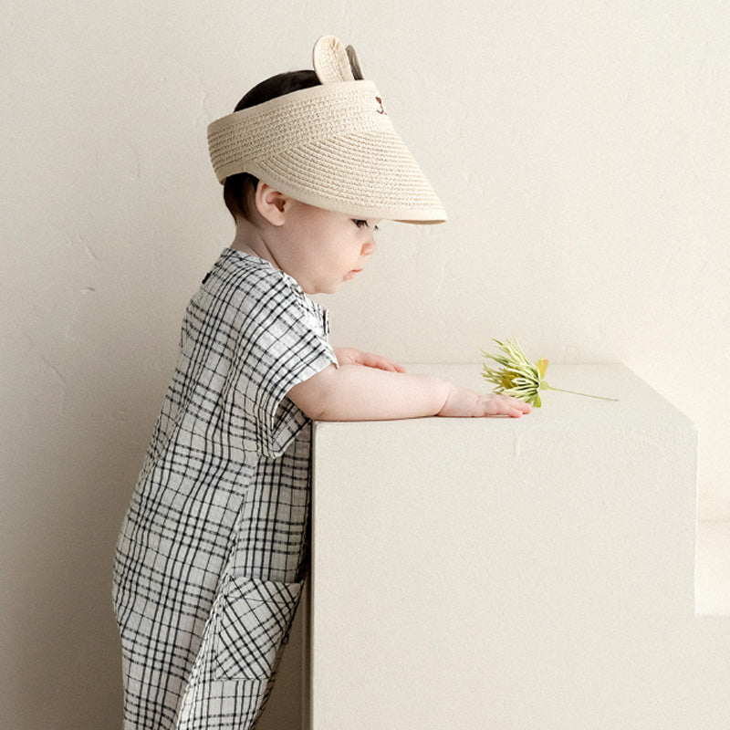 Happy Prince Bear Baby Straw Sun Cap