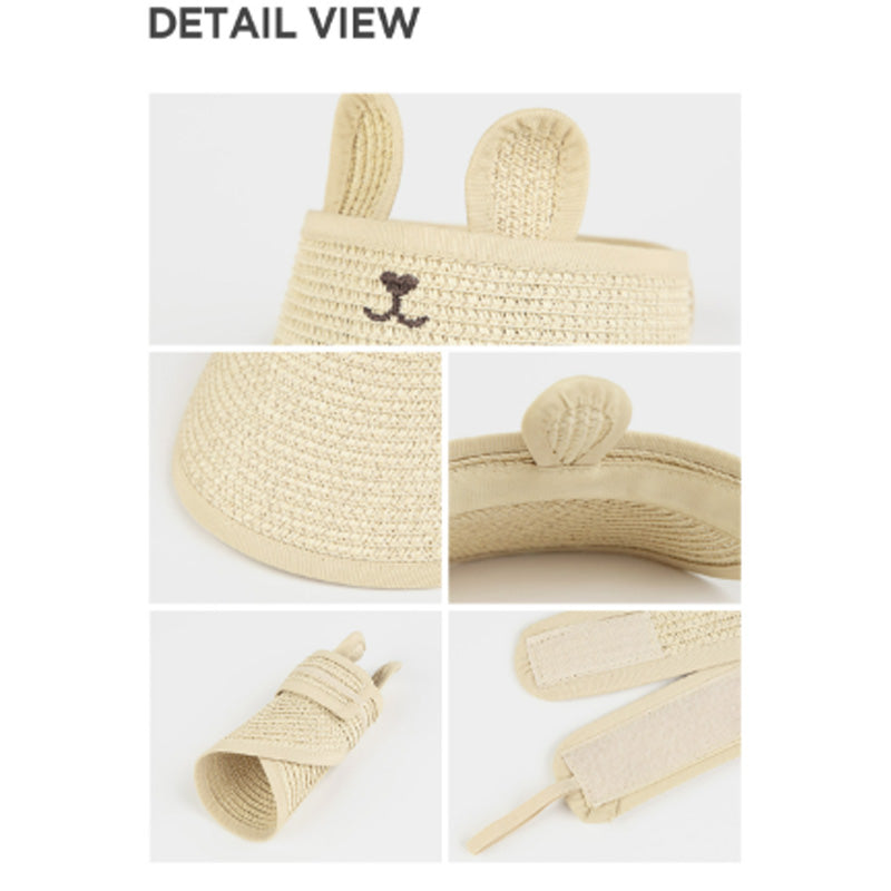 Happy Prince Bear Baby Straw Sun Cap