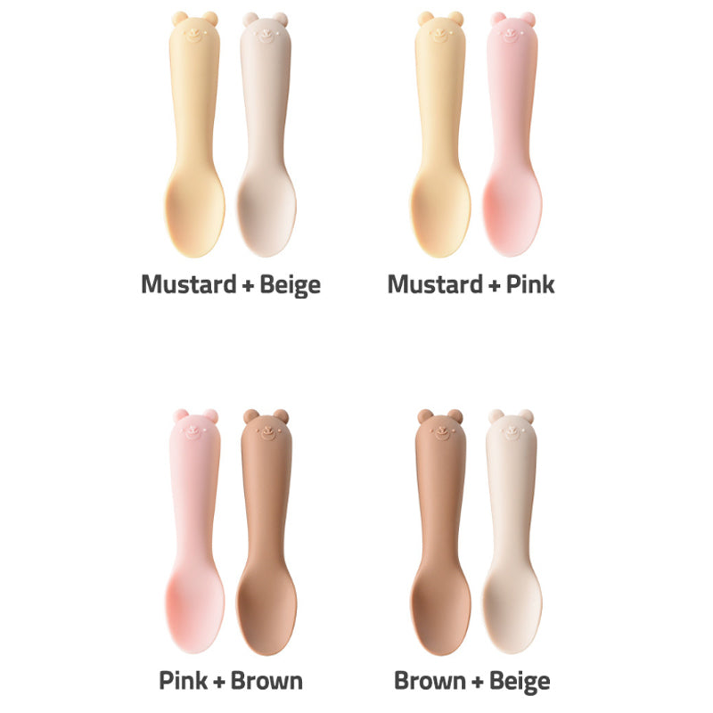 BABY & I Bellable Gomi Self Feeding Spoon 2p