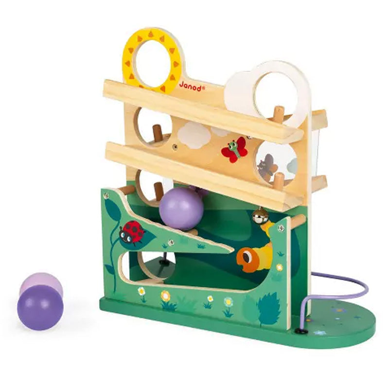 Janod Wooden Caterpillar Ball Track