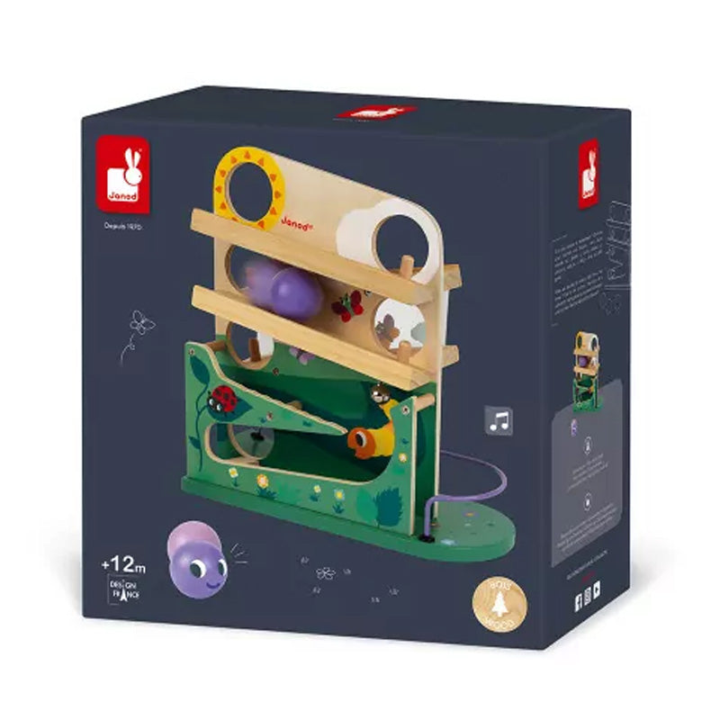 Janod Wooden Caterpillar Ball Track