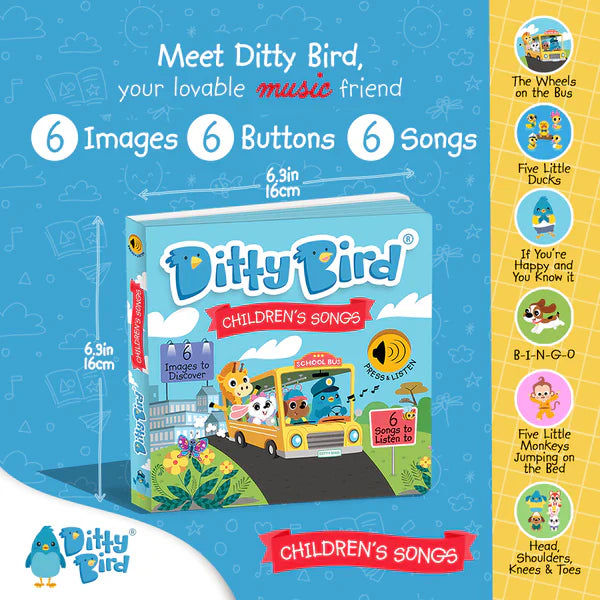 Ditty Bird Children's Songs | USB-C Rechargeable