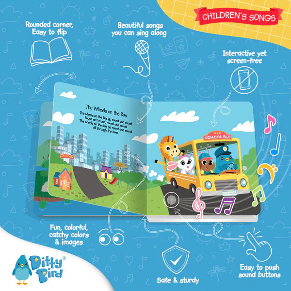 Ditty Bird Children's Songs | USB-C Rechargeable