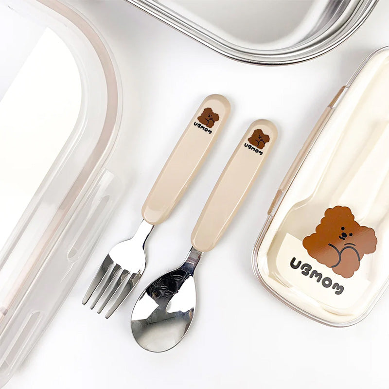 UBMOM Choco Mong Tableware Gift Set (Plate / Bowl / Cup / Spoon & Fork)