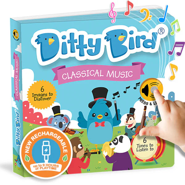 Ditty Bird Classical Music | USB-C Rechargeable