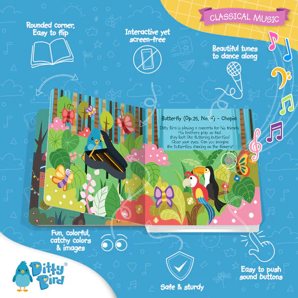 Ditty Bird Classical Music | USB-C Rechargeable