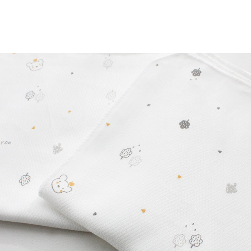 Korean Pure Cotton Character Handkerchief 10pcs Set