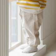 Happy Prince Cream Beige Baby Jogger Pants