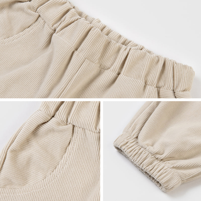 Happy Prince Cream Beige Baby Jogger Pants