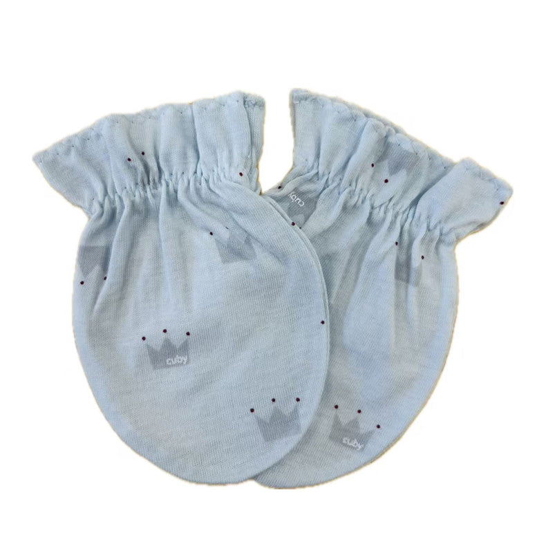 Infant Soft Gloves Baby Mittens for 0-6 Months - Crown