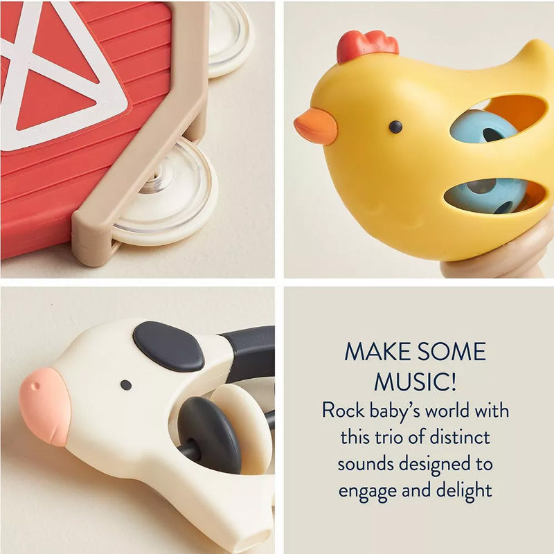 Itzy Ritzy Itzy Bitzy Jamboree Music Set Farm 3PCS