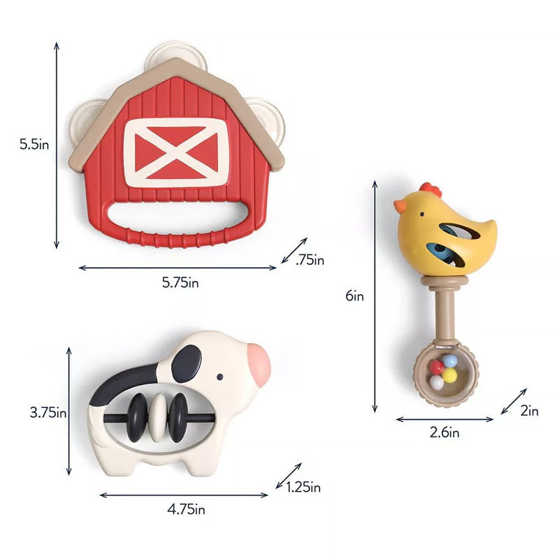 Itzy Ritzy Itzy Bitzy Jamboree Music Set Farm 3PCS