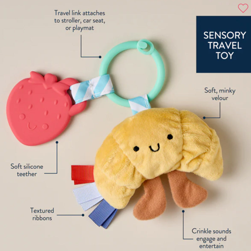 Itzy Ritzy Itzy Pal Infant Toy - Chloe the Croissanto