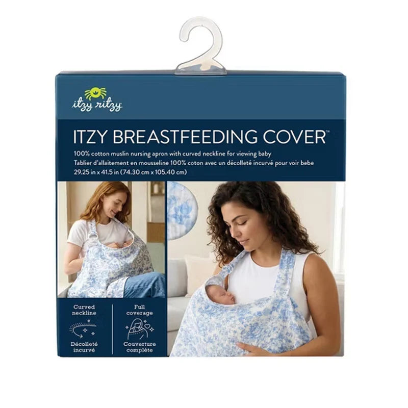 Itzy Ritzy Breastfeeding Cover - Blue Toile