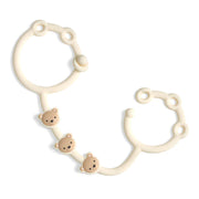 Itzy Ritzy Itzy Strap Toy & Snack Cup Strap - Theo the Bear