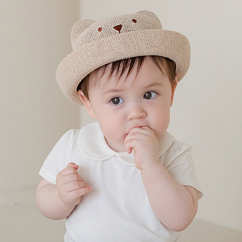 Happy Prince Johnny Bear Baby Straw Hat