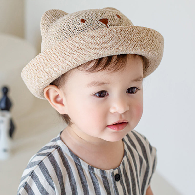 Happy Prince Johnny Bear Baby Straw Hat