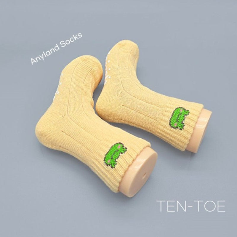 Kids Cotton Crew Socks Set-Anyland